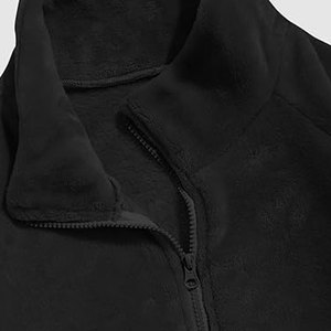 ชุดเสื้อสเวตเชิ้ตทรงหลวมสำหรับผู้ชายแบบลำลอง คอซิป ¼ ซิป ผลิตจากผ้าฝ้ายผสมโพลีเอสเตอร์ ระบายอากาศได้ดี เหมาะสำหรับใส่เล่นกีฬา - Product Image 4