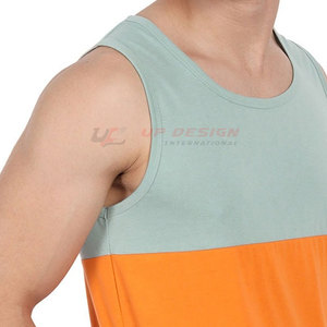 เสื้อกล้ามผ้าคอตตอนระบายอากาศได้ดีสำหรับผู้ชายเสื้อท่อนบนผ้าคอตตอนเนื้อนุ่มยืดเข้ารูปเนื้อผ้าทนทานสำหรับใส่ในฤดูร้อน - Product Image 5
