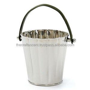 Seau à glace personnalisable en aluminium finition mate avec poignée pour camping, bars, restaurants - Seau portable, étanche et écologique - Product Image 4