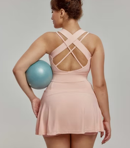 Ropa Deportiva para Mujer, Talla Grande, Top de Yoga, Sujetador Deportivo Transpirable con Relleno, Espalda Cruzada, Busto Grande - Product Image 3