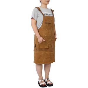 Grembiule da Lavoro in Tela Cerata Resistente da 18 once, Lungo e Completamente Regolabile per Falegnami e Lavoratori del Legno, Resistente all'Acqua - Product Image 2