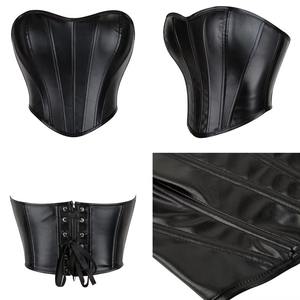 Corset en cuir véritable pour femme, gaine amincissante tendance, bustier en peau d'agneau de qualité supérieure, vente en gros, fournisseur d'usine OEM - Product Image 2