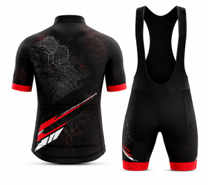 Ensemble de maillot et de short de cyclisme personnalisés de qualité supérieure, vêtements de vélo professionnels pour hommes, vêtements de sport légers - Product Image 3