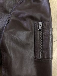 <b>Men</b>’s <b>Lightweight</b> Black Bomber <b>Jacket</b> Zipper Front Flight <b>Jacket</b> with Ribbed Cuffs, Casual Streetwear Outerwear - Product Image 6