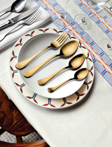Radiant <b>crystal</b> finish dining cutlery expressing refined luxury table brilliance - Product Image 6