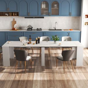 Table console de salle à manger multifonctionnelle extensible - Product Image 2