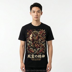 Camiseta Gris para Hombre con Gráfico de Serpiente y Esqueleto, Estilo Vintage Lavado, Camiseta de Algodón, Ropa Gótica Urbana para Hombre, Moda Casual de Verano - Product Image 4