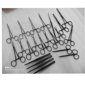 Packs d'instruments chirurgicaux en acier inoxydable pour la stérilisation des chiens et des chats, kits chirurgicaux et ensembles par Blush Surgical - Product Image 1