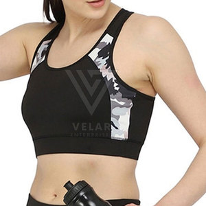 Nuevo Sujetador Deportivo Ecológico para Mujer Hecho en Pakistán, con Logotipo Frontal, Transpirable, de Secado Rápido, Ropa Deportiva de Alta Calidad, Último Diseño - Product Image 5