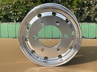 Jantes en aluminium personnalisées de 17,5 pouces, directement de l'usine, pour camions légers