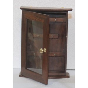 Porta Llaves de Madera de Sheesham Tallada con Diseños Geométricos |   Venta al por mayor - Product Image 4