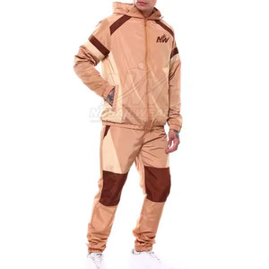 Performance Men Windbreaker Sets Active <b>Jacket</b> And Matching Bottom Travel <b>Workout</b> Outdoor Apparel Wholesale - Product Image 2