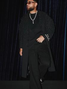 Collar de Cadena con Eslabones de Diamantes Moissanite VVS, Chapado en Oro Blanco sobre Plata de Ley S925, Estilo Hip Hop, con Certificado GRA, para Regalo - Product Image 5