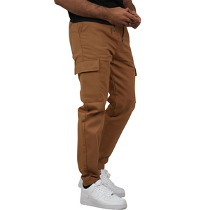 Mens Eco-friendly <b>Harem</b> Cargo Jogger Pants Elastic Waist Drawstring Multi Pocket Casual Outdoor 100% Polyester Regular Daily - Product Image 1