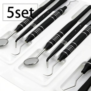 Kit de Instrumentos Manuales para Cuidado Dental BAFA SURGICAL INSTRUMENTS, Espejo Bucal, Pinzas, Sonda Curva para Limpieza Dental Oral - Product Image 2