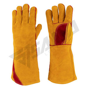 Guantes de Seguridad de Cuero Vacuno de Alto Rendimiento, Guantes de Trabajo Industriales de Seguridad para Protección de Manos, Gran Venta - Product Image 3