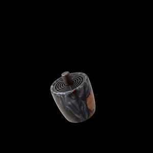 Brûleur d'encens en bois et résine au design unique avec insert métallique, fait main en bambou, utilisation aromatique toute saison - Product Image 6