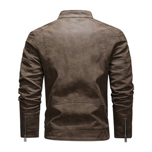 High Quality Wholesale Price Leather Motorbike <b>Jacket</b> Windproof <b>Plus</b> <b>Size</b> <b>Biker</b> <b>Jackets</b> Motorcycle & Auto Racing Wear Men - Product Image 5