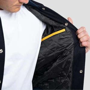 Chaqueta Varsity de Moda, Corte Atlético, Elegante y Cálida, Ropa Exterior Informal para Deportes Universitarios y Uso Diario, Chaqueta de Invierno - Product Image 3