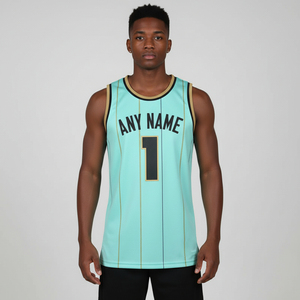 เสื้อบาสเก็ตบอลอเมริกันคุณภาพสูง พิมพ์ลายเย็บอย่างดี ปี 2026  รับสั่งทำชื่อทีม รุ่นคลาสสิค 100% - Product Image 1