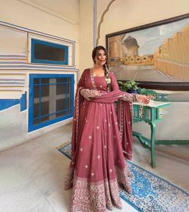 Traje de fiesta de verano para mujer, estilo tradicional indio, Salwar Kameez, con lentejuelas, diseño de diseñador, Dupatta, listo para usar, ¡muy vendido! - Product Image 1