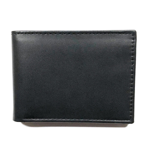 Cartera Mini de Cuero Genuino al por Mayor para Hombre, Accesorio de Moda con Cierre de Botón, Ecológica - Product Image 2