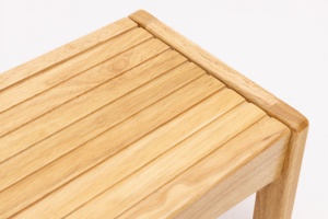 Durable Solid Rubber Wood Step <b>Stool</b> | Sustainable Vietnam Timber Supply - Product Image 5