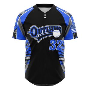 High Quality Made Online Sale Baseball Jersey Breathable Comfortable Sports Wear Baseball Jersey - Product Image 3