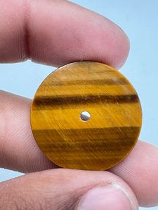 หน้าปัดนาฬิกาไทเกอร์อายธรรมชาติ ด้านหลังแบน ขนาด 28.5 มม. หนา 0.7 มม. ขัดเงาด้านเดียว - Product Image 4