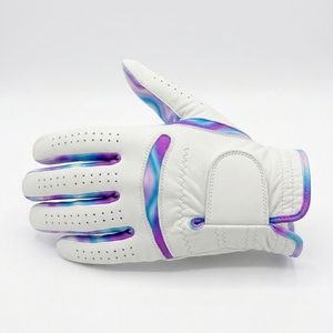 Guante de Golf Personalizado de Piel de Cabretta Premium de Indonesia, para Mano Izquierda, Unisex, Ajuste de Alto Rendimiento, Agarre Suave, Transpirable, Patrón Personalizado OEM - Product Image 3