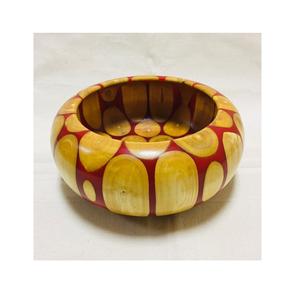 Cuenco artesanal de resina epoxi y madera de acacia con superficie de madera natural y resina pulida para una decoración de primera calidad - Product Image 3