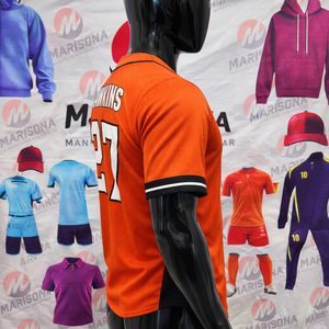 Camiseta de Béisbol, Sólida, Corta, Talla Grande, Absorbe la Humedad, Secado Rápido, Transpirable, 100% Poliéster, Sublimada Personalizada - Product Image 3