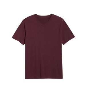 Camiseta Personalizada para Hombre, Cuello en V, Manga Corta, Informal, Básica, Suave, Transpirable, Ligera, para Uso Diario de Verano, Fabricante OEM - Product Image 5
