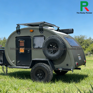 Remolque de Campamento Todoterreno 4x4 Tipo Lágrima Usado en China, con Mayor Espacio de Almacenamiento y Autonomía para Exploración Salvaje al Aire Libre - Product Image 2