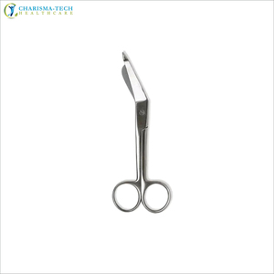 Ciseaux chirurgicaux manuels en acier inoxydable CHARISMATECH pour usage clinique hospitalier, ciseaux Lister pour pansements et bandages, ciseaux angulaires, instruments chirurgicaux - Product Image 2