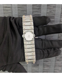 100% High Quality VVS Moissanite Diamond Watch Men Mechanical Movement Stainless Steel Iced Hip Hop <b>Square</b> Watch Wholesale Rate - Product Image 5