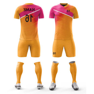Tenue d'entraînement de football pour adultes, uniforme multicolore, design tendance, maillots de football vierges, kits de maillots. - Product Image 4