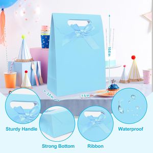 Set di 4 Sacchetti Regalo di Media Dimensione 7 X 4 X 10 Pollici con Manici per Feste, Compleanni, Matrimoni e Altre Occasioni - Product Image 2