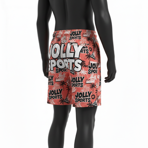 Shorts de baño para hombre premium de 140 GSM, microfibra de poliéster de secado rápido, estampado por sublimación, cintura elástica, logotipo personalizado. - Product Image 5