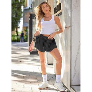 2025 Short athlétique d'été 2 en 1 pour femmes, course à pied décontractée et yoga Fitness pour les sports et les activités de plein air - Product Image 5