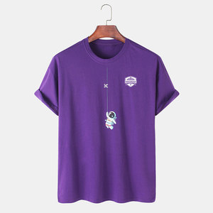 T-shirt pour homme de haute qualité, écologique, respirant, best-seller, couleur unie, manches courtes, coupe classique, tissu polyester/coton - Product Image 1