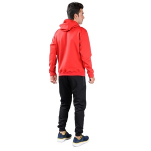2 PCS Tenues Survêtements de sport pour hommes Manches longues 100% Polyester Zip up Sweatshirt and Sweatpants Fall Winter Sweat Suit - Product Image 3