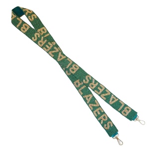 Blazers personnalisé perlé sac à main sangle or blanc perle de rocaille sac sangles accessoires à la mode pour sacs - Product Image 1