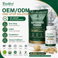 Extrait de Natto de qualité alimentaire, poudre de Nattokinase, vente en gros, OEM, ODM, approvisionnement personnalisé