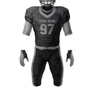 Uniformes de football américain grande taille de haute qualité 2025, 100% polyester, imprimés par transfert thermique, 220g, vêtements de football personnalisés pour hommes - Product Image 6