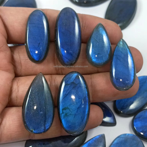 Lot de pierres de labradorite bleue naturelle en gros – Cabochons de labradorite bleue faits à la main et polis à la main pour la lithothérapie - Product Image 3