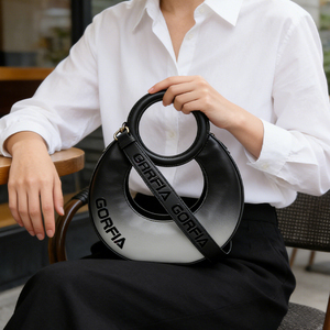 GORFIA Nuevo Bolso de Mano de Cuero para Mujer, Diseño de Diseñador, Apto para Diversas Ocasiones, Personalizable con su Logotipo para Crear su Propia Marca - Product Image 2