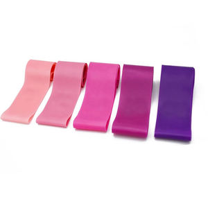 Bandas de resistencia de tela para ejercicios de yoga y gimnasio, mini, color rosa, precio de fábrica, bajo MOQ - Product Image 6