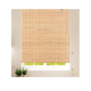 Persiana Enrollable de Bambú Natural Vietchoice, Cortina de Cuerda Tejida, Ecológica, Creativa, Minimalista, Personalizada para Interiores - Product Image 6