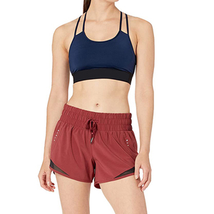 Shorts Deportivos Personalizados para Mujer, de Poliéster/Nailon, Cintura Alta Elástica, para Correr, Ciclismo, Ejercicio, Secado Rápido, Transpirables, Ecológicos - Product Image 2